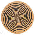 GramofonyGRAMO / Slipmat / Audio Anatomy / Spiral Design Cork / 3mm / Korkov