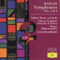 2CDMahler / Symphonies Nos.2 & 4 / 2CD / Abbado